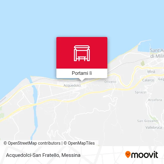 Mappa Acquedolci-San Fratello