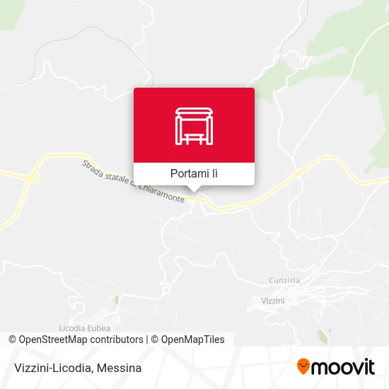Mappa Vizzini-Licodia