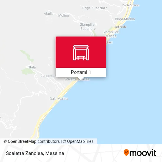 Mappa Scaletta Zanclea