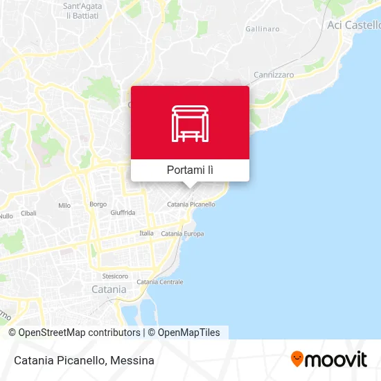 Mappa Catania Picanello