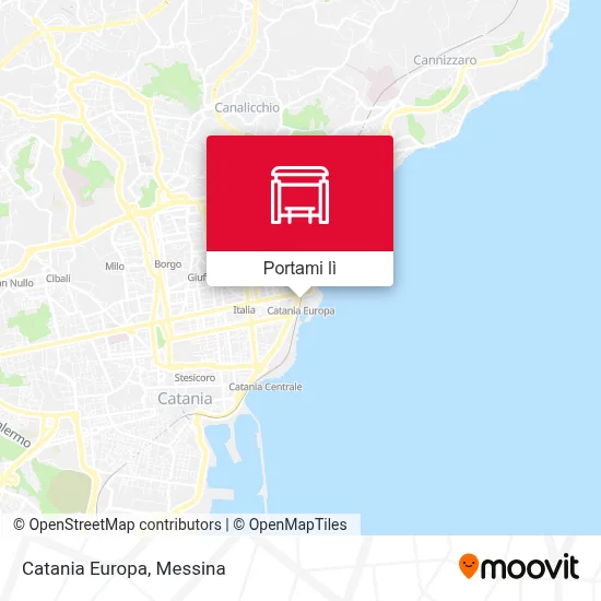 Mappa Catania Europa