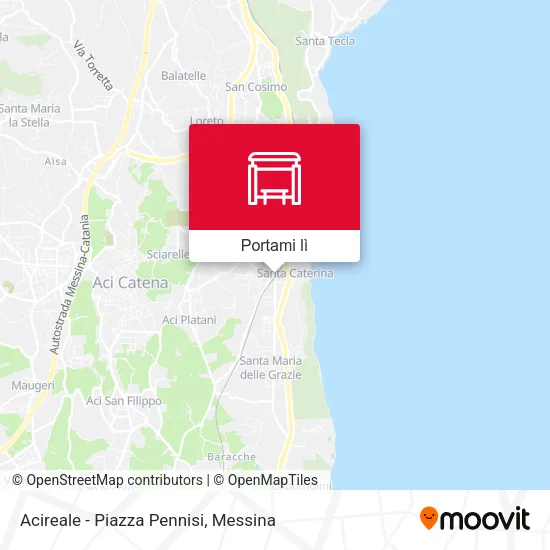 Mappa Acireale - Piazza Pennisi
