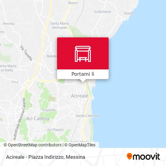 Mappa Acireale - Piazza Indirizzo