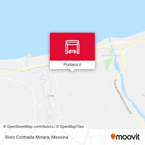 Mappa Bivio Contrada Molara
