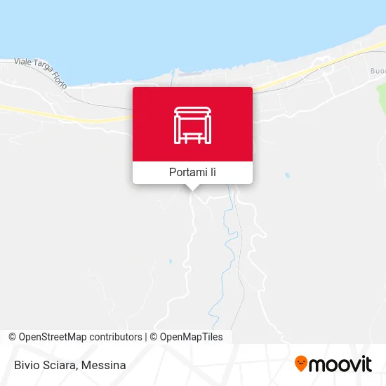 Mappa Bivio Sciara