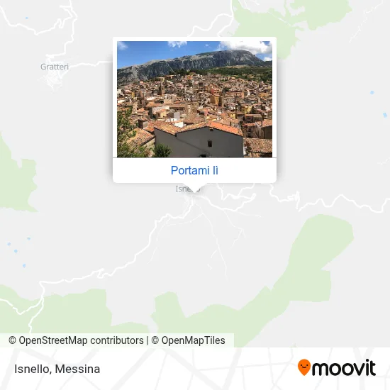 Mappa Isnello