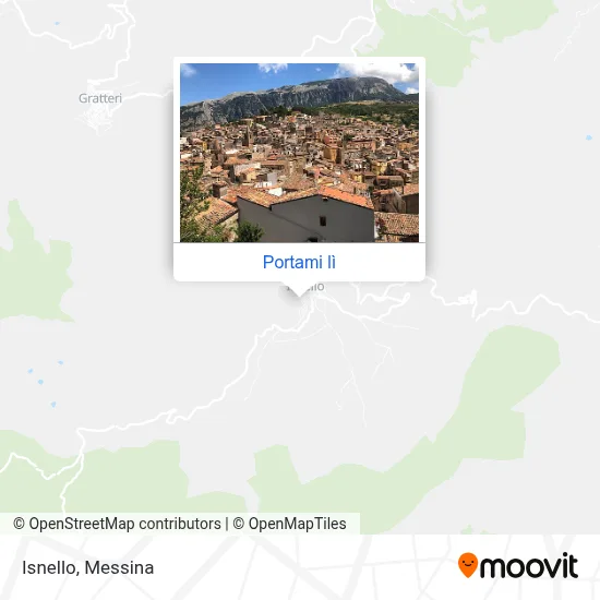 Mappa Isnello