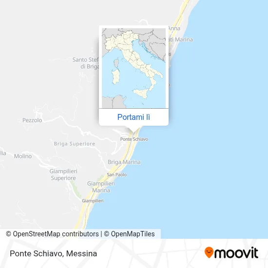 Mappa Ponte Schiavo