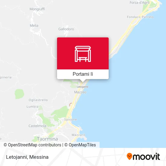 Mappa Letojanni