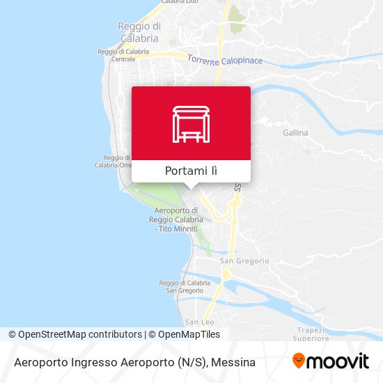 Mappa Aeroporto  Ingresso Aeroporto (N / S)