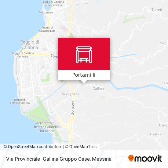 Mappa Via Provinciale -Gallina  Gruppo Case