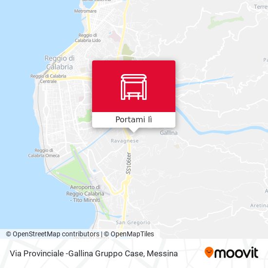 Mappa Via Provinciale -Gallina  Gruppo Case