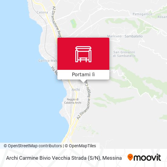 Mappa Archi Carmine Bivio Vecchia Strada (S / N)