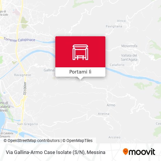 Mappa Via Gallina-Armo  Case Isolate (S / N)