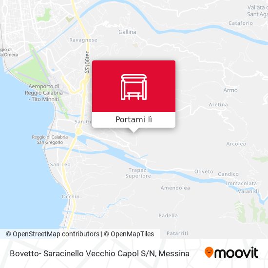 Mappa Bovetto- Saracinello Vecchio Capol S / N