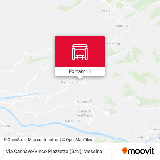 Mappa Via Cannavo-Vinco  Piazzetta  (S / N)