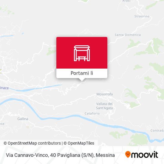 Mappa Via Cannavo-Vinco, 40 Pavigliana (S / N)