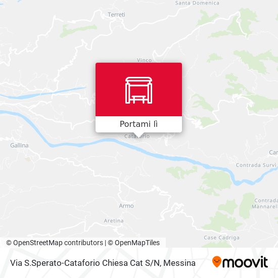 Mappa Via S.Sperato-Cataforio  Chiesa Cat S / N