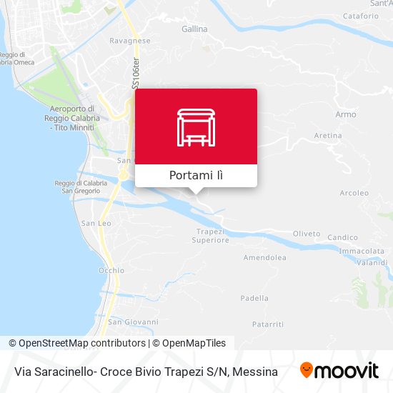 Mappa Via Saracinello- Croce Bivio Trapezi S / N