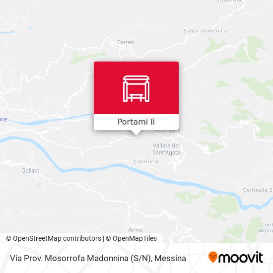 Mappa Via Prov. Mosorrofa  Madonnina (S / N)