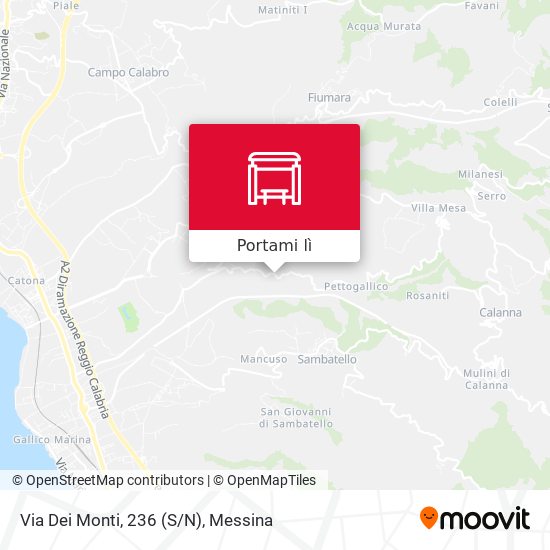 Mappa Via Dei Monti, 236 (S/N)