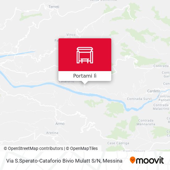 Mappa Via S.Sperato-Cataforio Bivio Mulatt S / N