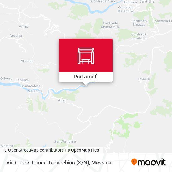 Mappa Via Croce-Trunca  Tabacchino (S / N)