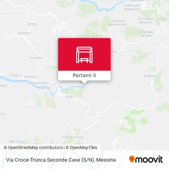 Mappa Via Croce-Trunca  Seconde Case (S / N)