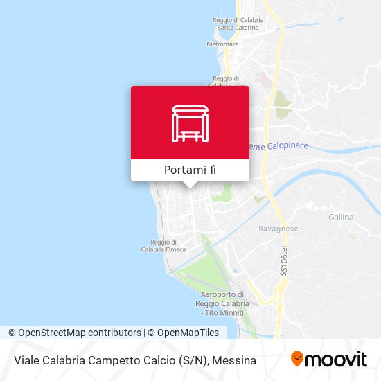 Mappa Viale Calabria  Campetto Calcio (S / N)