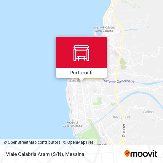 Mappa Viale Calabria  Atam (S/N)