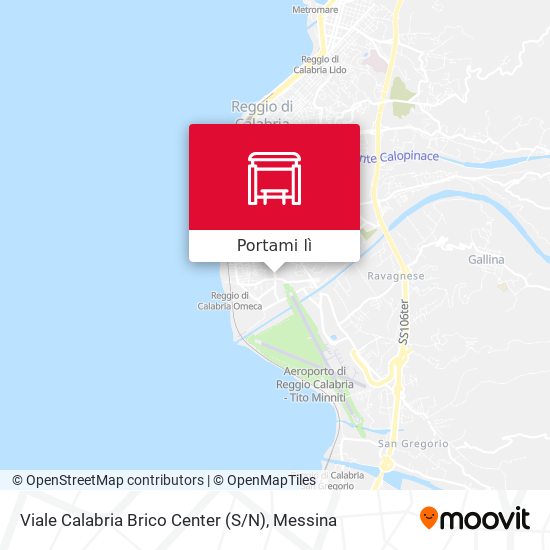 Mappa Viale Calabria  Brico Center (S / N)