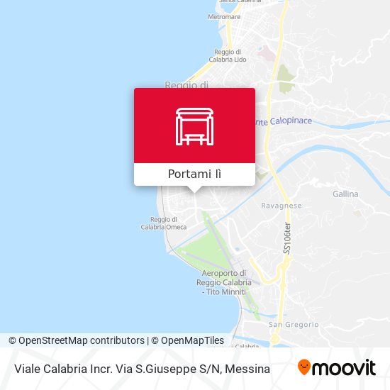 Mappa Viale Calabria  Incr. Via S.Giuseppe S / N