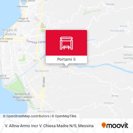 Mappa V. Allina-Armo  Incr V. Chiesa Madre N / S