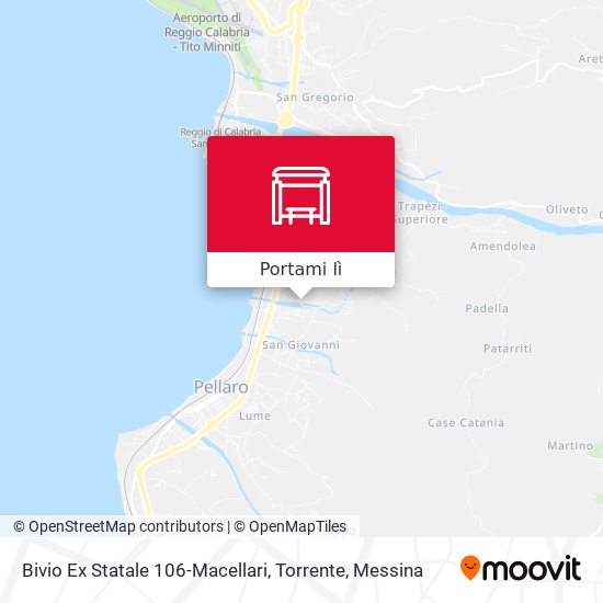 Mappa Bivio Ex Statale 106-Macellari, Torrente