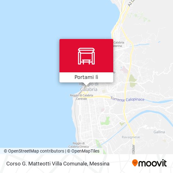 Mappa Corso G. Matteotti  Villa Comunale