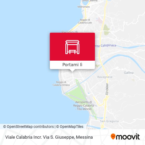 Mappa Viale Calabria  Incr. Via S. Giuseppe