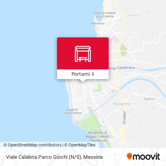 Mappa Viale Calabria  Parco Giochi (N / S)
