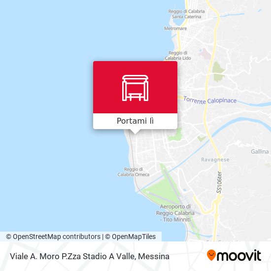 Mappa Viale A. Moro P.Zza Stadio A Valle