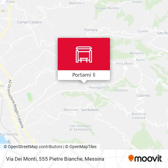 Mappa Via Dei Monti, 555  Pietre Bianche