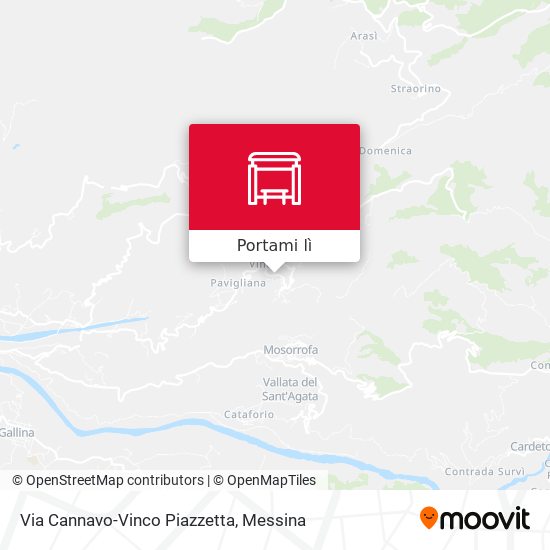 Mappa Via Cannavo-Vinco  Piazzetta