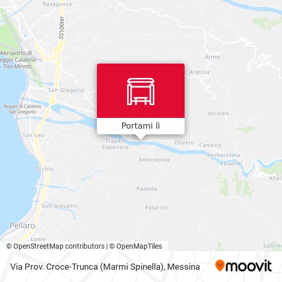 Mappa Via Prov. Croce-Trunca (Marmi Spinella)