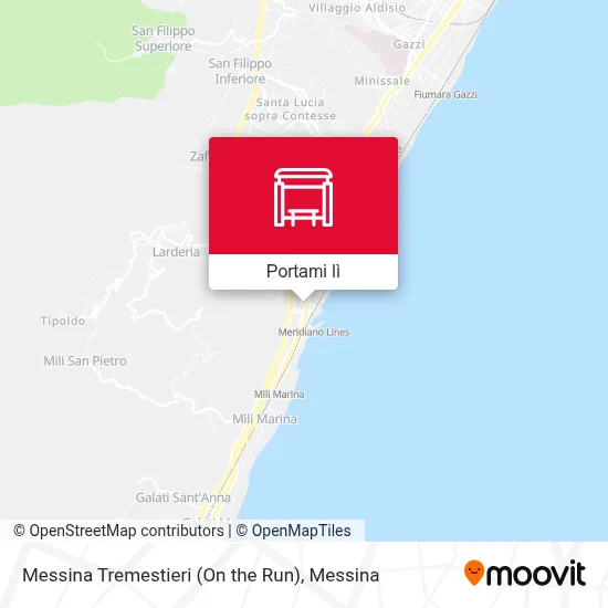 Mappa Messina Tremestieri (On the Run)