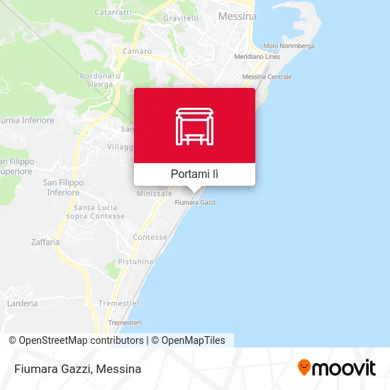 Mappa Fiumara Gazzi