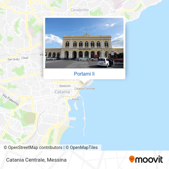 Mappa Catania Centrale