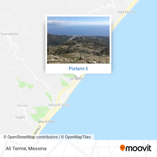 Mappa Alì Terme
