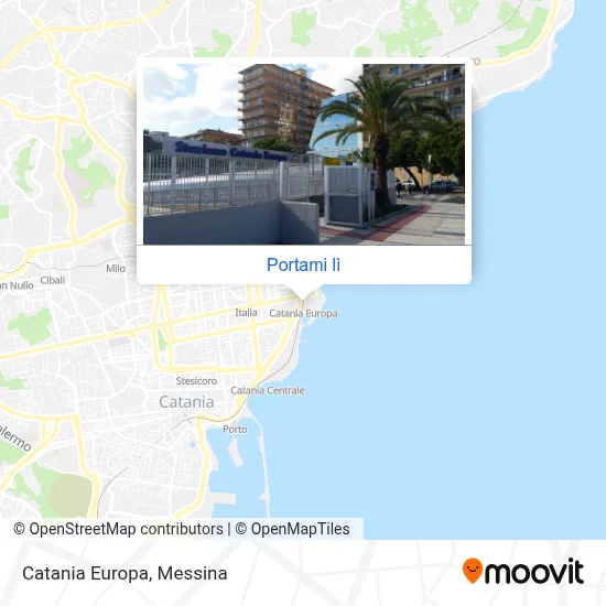 Mappa Catania Europa