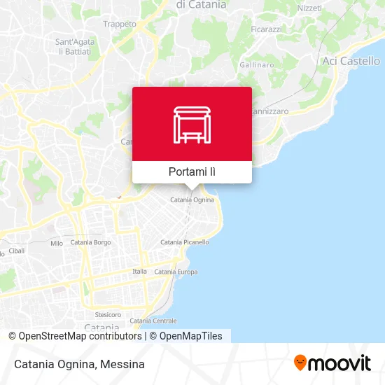 Mappa Catania Ognina