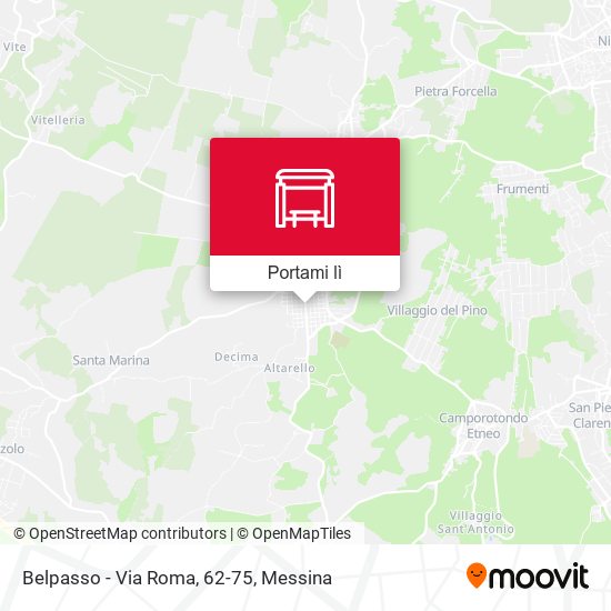 Mappa Belpasso - Via Roma, 62-75