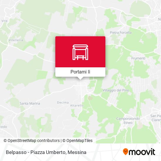 Mappa Belpasso - Piazza Umberto