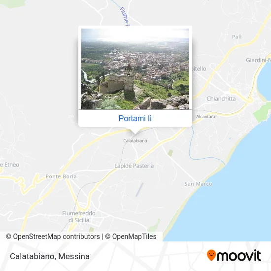 Mappa Calatabiano